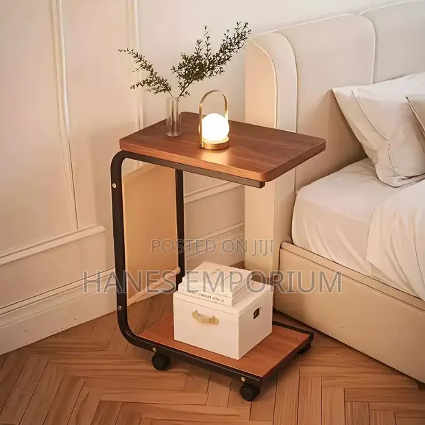 Coffee Table - Square, Polished Wood - 1