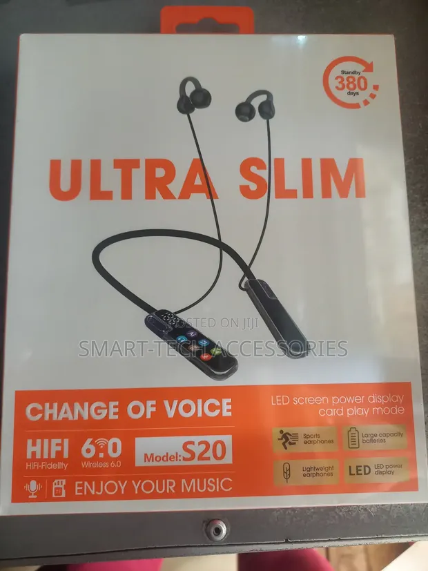 Ultra Slim S20 Neckband Earpiece - 1