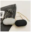 Ladies Cute Oval Clutch Bag - 4