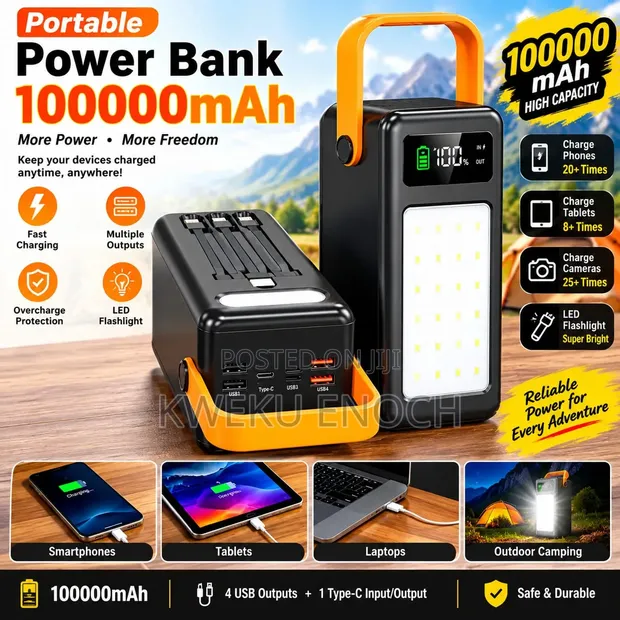 100000mAh Power Bank - 1
