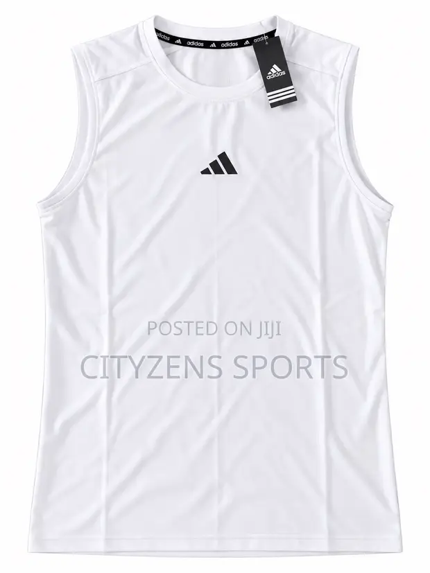 New Adidas White Sleeveless Top - 1