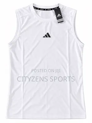 New Adidas White Sleeveless Top