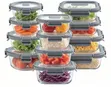 24pcs Glass Meal Prep Containers with Lids - 2