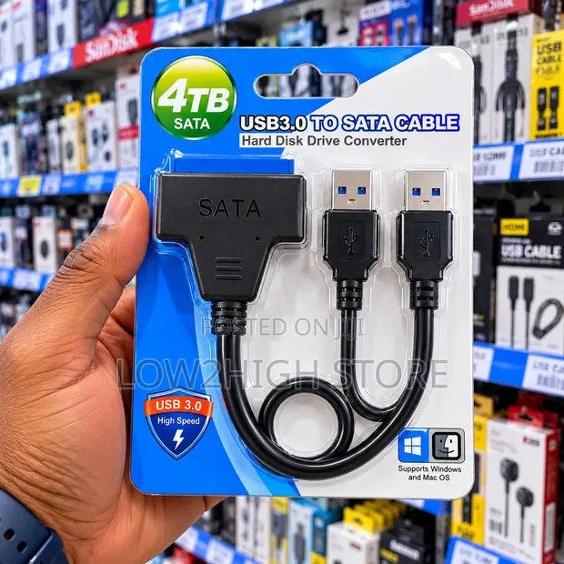 USB 3.0 to SATA III Converter Cable - 1