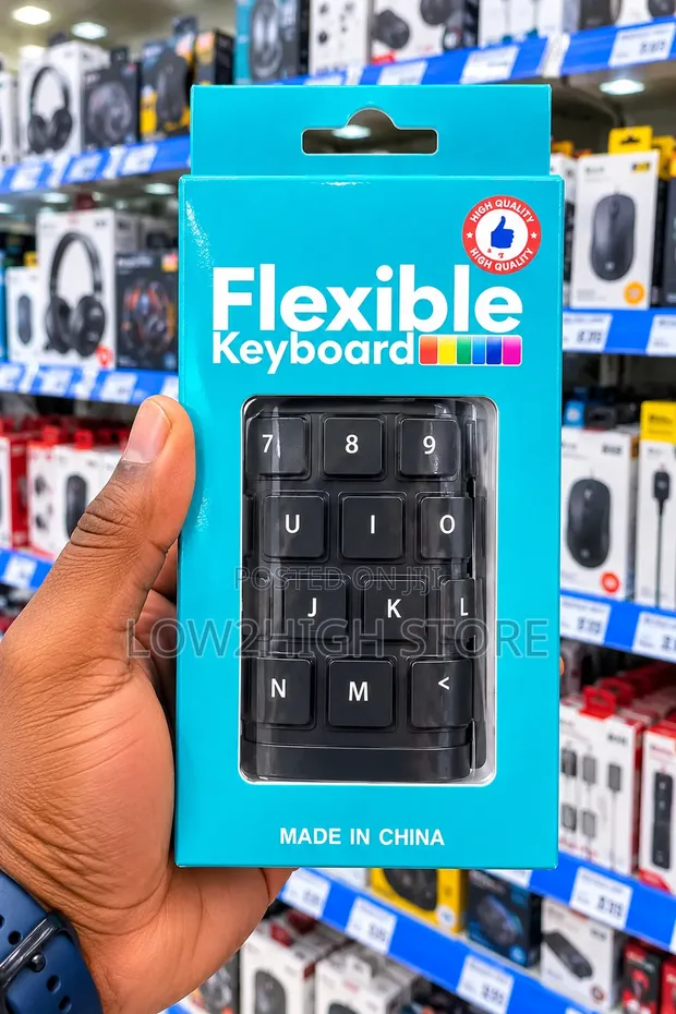 Wired Flexible Silicone Keyboard - 1