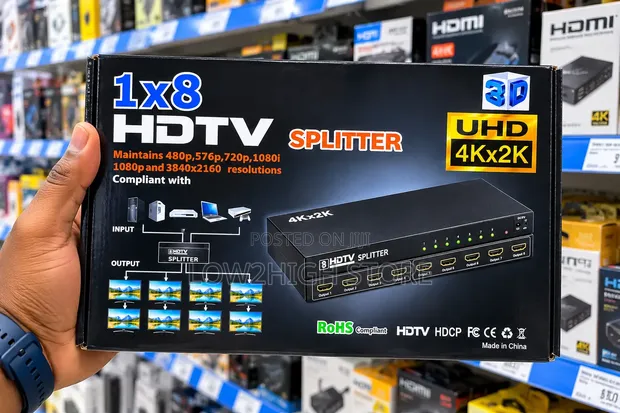 1x8 4K HDMI Splitter - 1