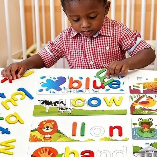 Montessori Wooden Alphabet Matching Spelling Set - 1