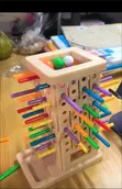 Wooden Balancing Game for 2 Players - 1