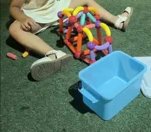 Magnetic Balls and Rods Building Blocks Set - 72pc Multicolour