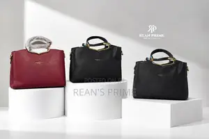 Kangaroo Medium Handbag - Red & Black