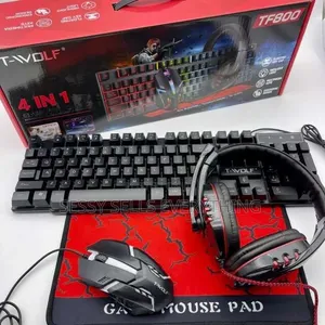 Twolf 4-in-1 Gaming Set (Keyboard, Mouse, Headset, Mousepad)
