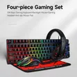 Twolf 4-in-1 Gaming Set (Keyboard, Mouse, Headset, Mousepad) - 3