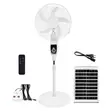 Solar Rechargeable Standing Fan - 16-inch - 1