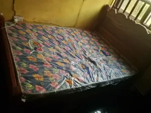 Double Bed Frame with Mattress - Brand New
