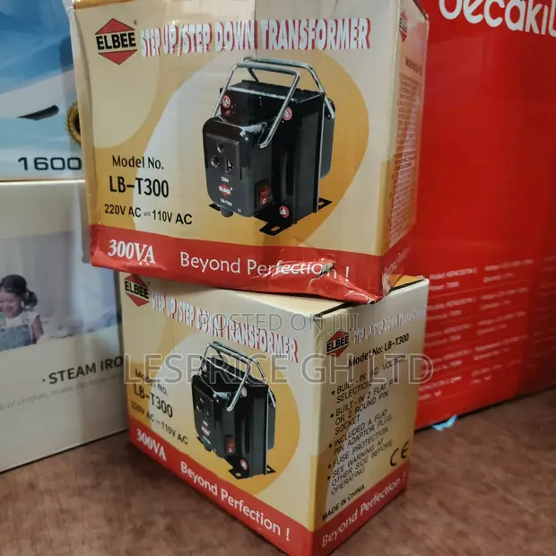Elbee LB-T300 300W Step Up/Down Transformer - 1
