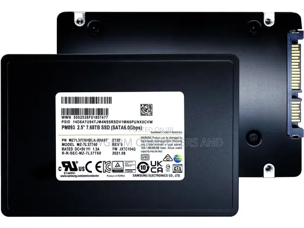 Samsung 8TB SATA SSD 2.5" PM893 MZ-7L37T60 - 1