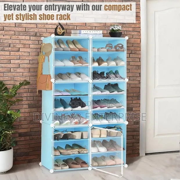 Multi-Tier Modular Shoe Rack Organizer - 1