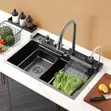Wholesale Modern Nano-Black Stainless Steel Kitchen Sink - 5