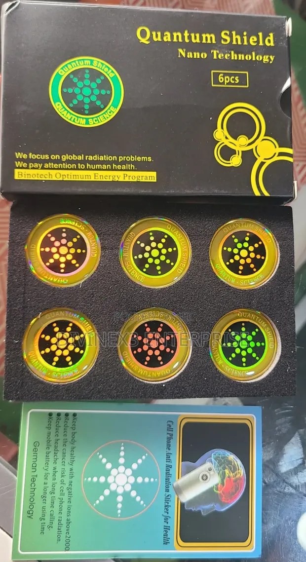Quantum Shield EMF Protection Stickers (6-Piece Set) - 1