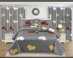 4 Pillow Cases with King Size Bedsheets