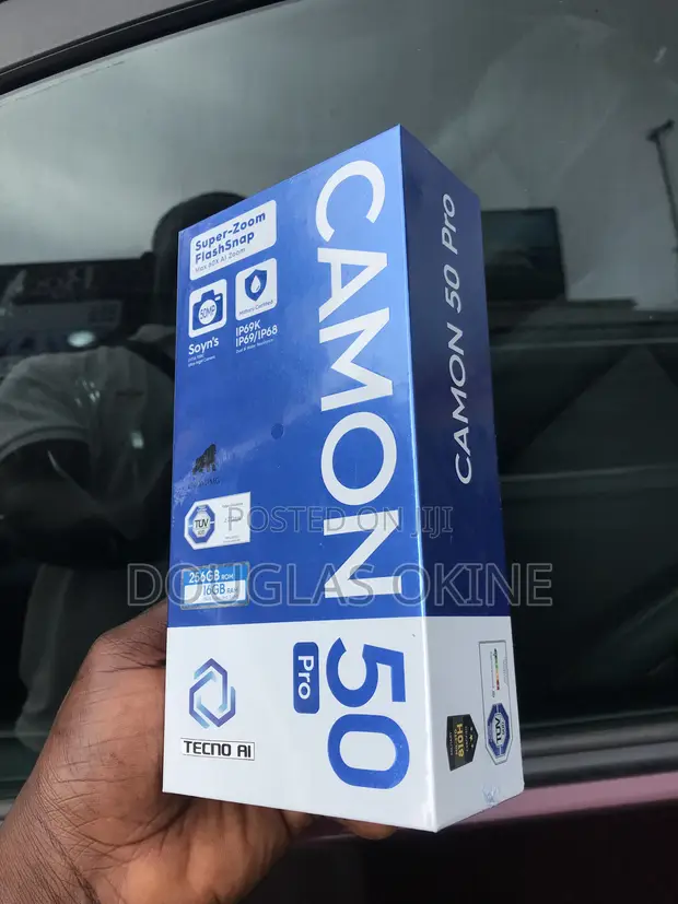 New Tecno Camon 50 Pro 256GB Gray - 1