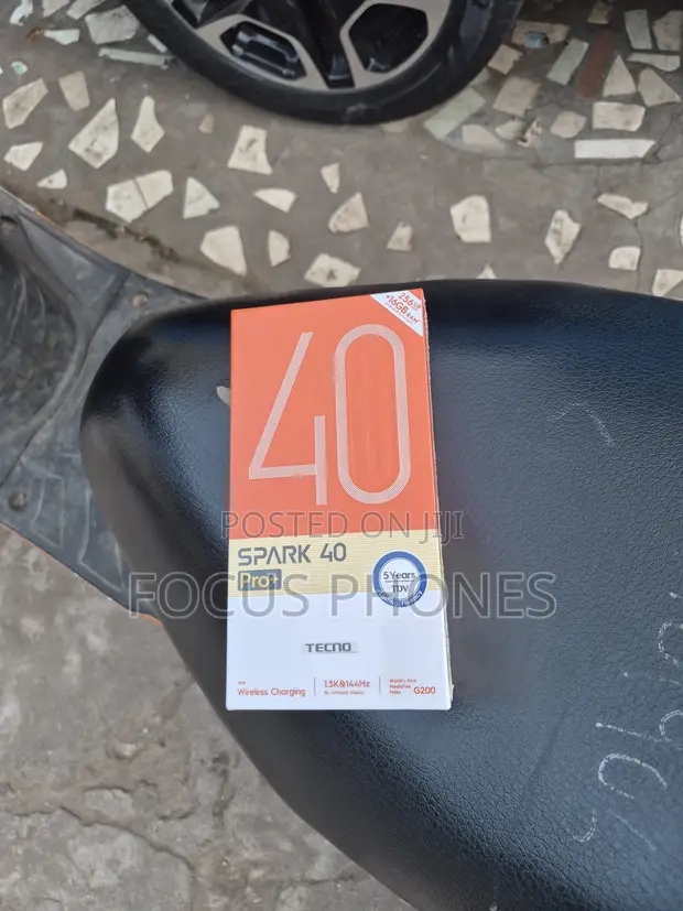 New Tecno Spark 40 Pro+ 256GB Black - 1