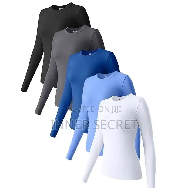 Round Neck Stretchy Top - 1