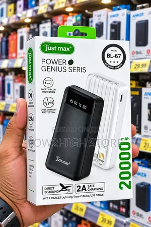 Just Max BL-67 Power Genius 20,000mAh Power Bank