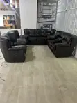Royal Comfort Contemporary Distressed Leather Sofa Set - 2