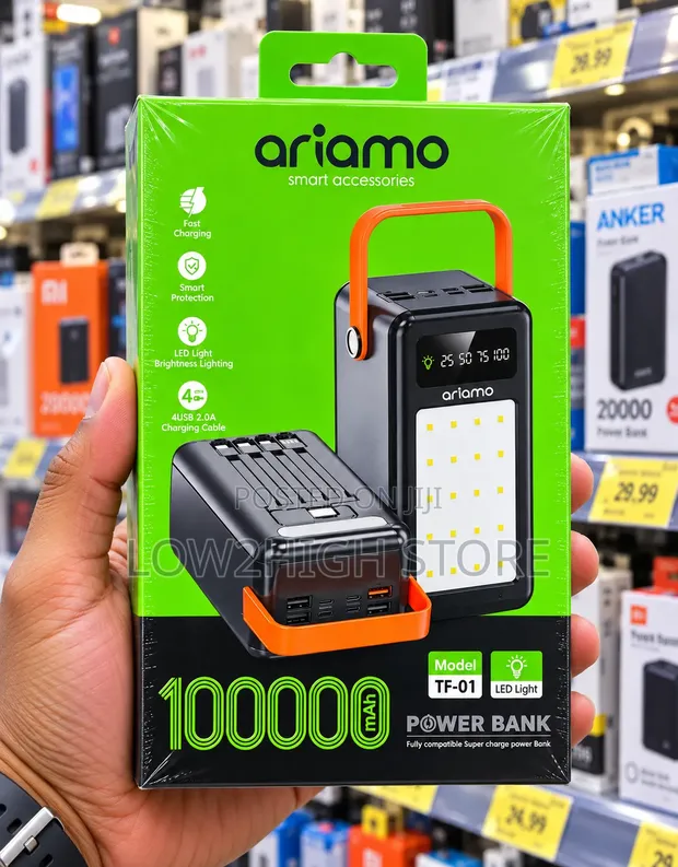 Ariamo TF-01 100,000mAh Heavy-Duty Power Bank - 1