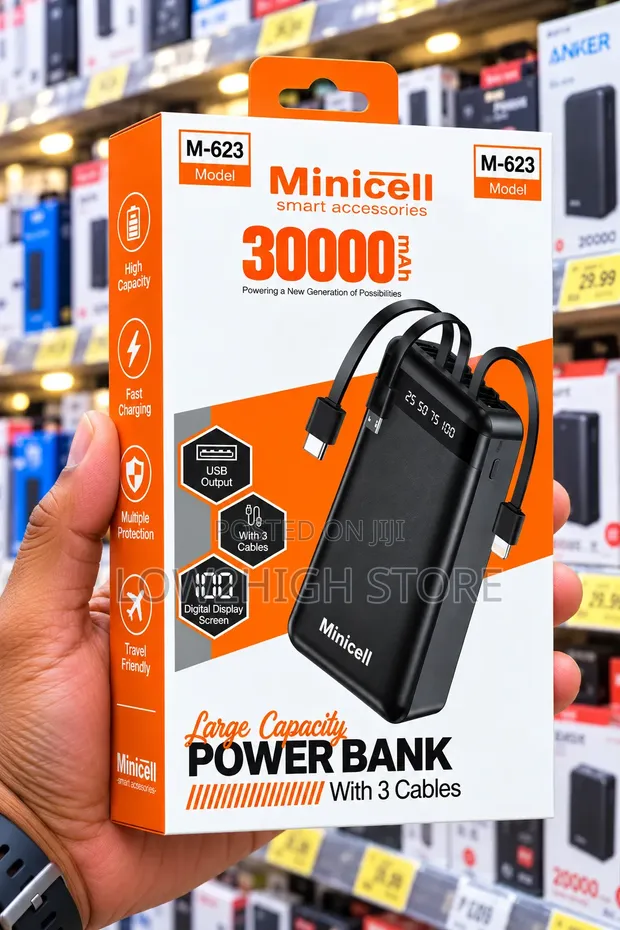 Minicell M-623 30,000mAh Power Bank - 1