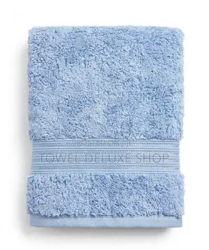 Sky Blue and Sage Green Bath Towels