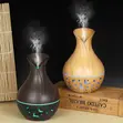 Wood Grain Aroma Diffuser with Mountain Peak - 2