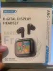 Digital Display Touch Headset - Wireless Bluetooth Earphones - 1