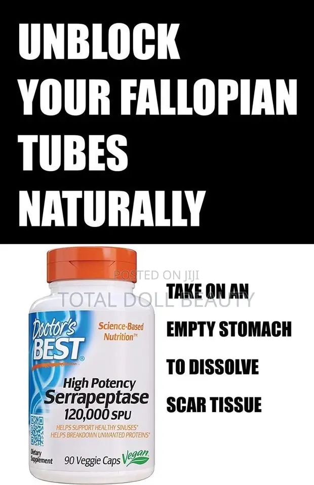Doctor's Best High Potency Serrapeptase Capsules - 1