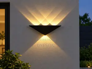 Triangle Wall Sconce - Black Aluminum