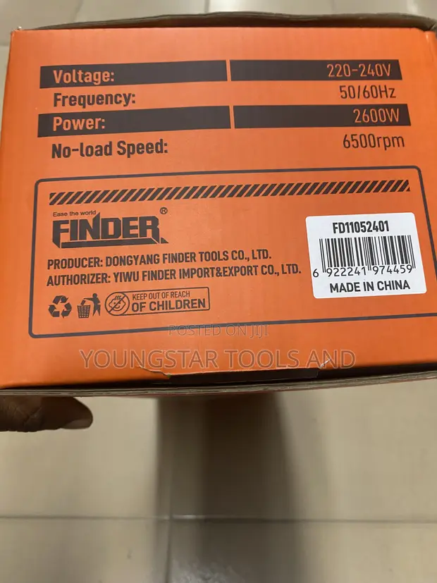 Finder Max Series 2600W Angle Grinder (9" / 230mm) - Brand New - 1