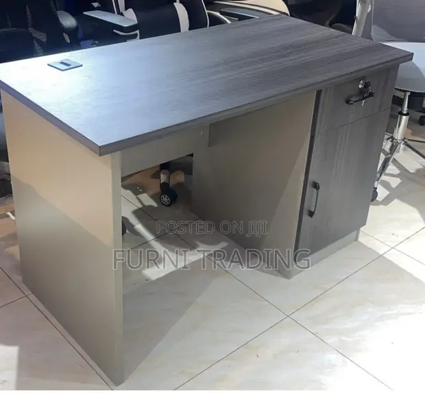 Skyline Furniture 1.2m Office Desk with Drawer - 1