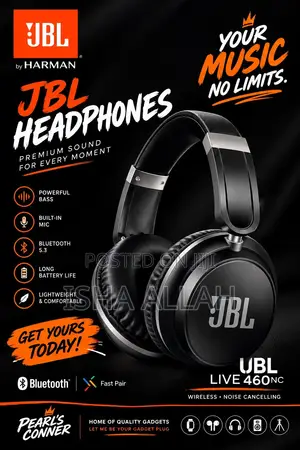 JBL LIVE 460NC Wireless Headphones