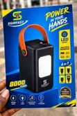 EGIRFAST 8000mAh Power Station with Bluetooth Speaker & LED Light - 1
