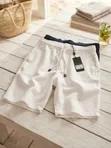 Fashion Nova Men's Linen Shorts - 5