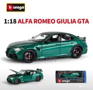 1:18 Realistic Metallic Alloy Cars