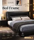 Luxury Black PU Leather Bed | 1.5m | Imported - 1