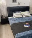 Luxury Black PU Leather Bed | 1.5m | Imported - 2