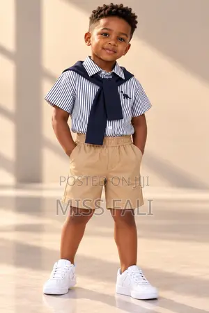 Little Gentleman Striped Set (3-4 Years)