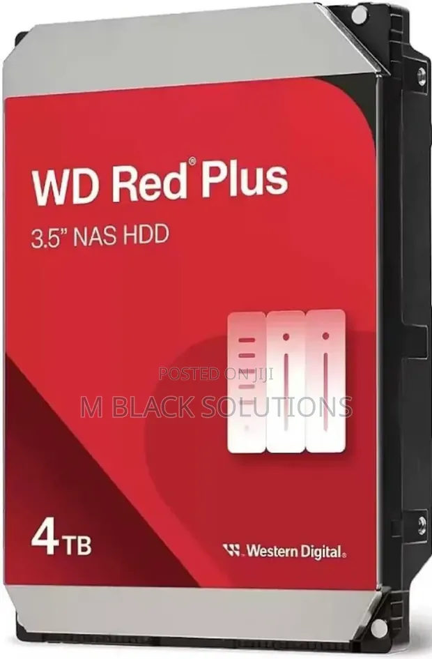 WD Red Plus 4TB NAS 3.5" HDD - 1