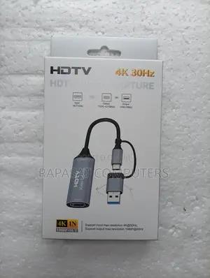HDTV 2-in-1 USB/Type-C 4K HDMI Video Capture Card