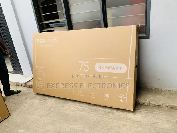 TCL 75P6L 75" UHD 4K Smart Android TV - 1