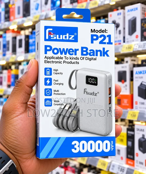 Fsudz P21 30,000mAh 22.5W Power Bank - 1