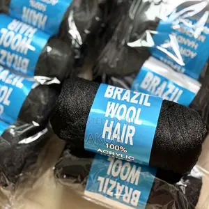 12 Bundles Brazilian Kinky Hair - Crochet & Braiding